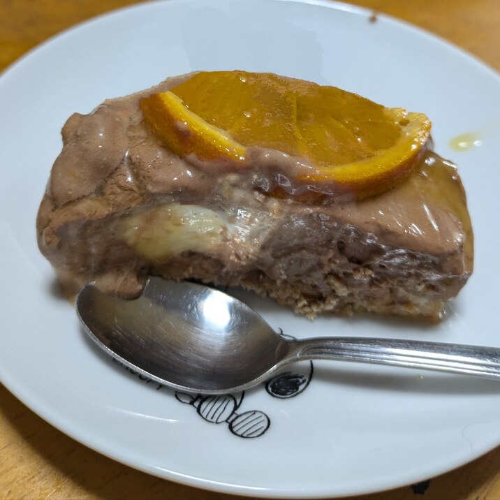 オレンジとチョコレートのケーキ